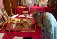 Велик Четврток – Света Василиева Литургија во црквата Успение на Пресвета Богородица во Бризбен