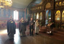 Четврта Недела од Великиот Пост и Благовештение во црквата Свети Илија во Футскреј