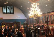 Служба на Светите и Спасителни Страдања на Господ Исус Христос во црквата во Футскреј