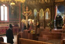 Царски часови и Вечерна богослужба во црквата Свети Илија во Футскреј