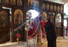 Света Литургија во манастирот Свети Прохор Пчински во Донибрук
