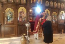 Света Литургија во манастирот Свети Прохор Пчински во Донибрук (Лазарева Сабота)