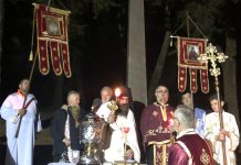 Пресвета Богородица – Живоносен извор, Вечерна и Молебен канон кон Богородица во манастирот Свети Прохор Пчински во Донибрук