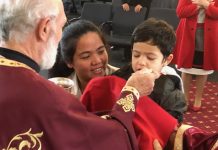 Света Литургија во Соборната црква Раѓање на Пресвета Богородица во Сиденхам (Томина недела)