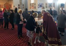 Света Литургија во Соборната црква во Сиденхам (Свети Кирил и Методиј)