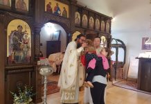 Света Литургија во манастирот Свети Прохор Пчински во Донибрук (Недела на Самарјанката)