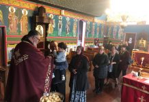 Света Литургија во црквата Свети Пророк Илија во Футскреј