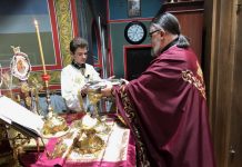 Света Литургија во црквата Свети Пророк Илија во Футскреј (Недела на Раслабениот)