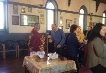 Света Литургија во црквата Свети Никола во Перт (Недела на Раслабениот)