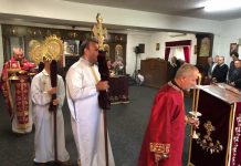 Света Литургија во црквата Света Богородица – Пречиста во Ливерпул (Томина недела)