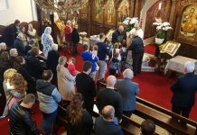 Света Литургија во црквата Света Петка во Мил Парк (Седма недела по Велигден)