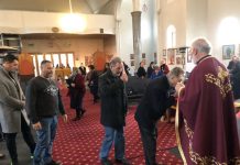 Света Литургија во Соборната црква во Сиденхам (Седма недела по Велигден)