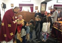 Слегување на Светиот Дух (Духовден) во црквата Света Богородица – Пречиста во Ливерпул