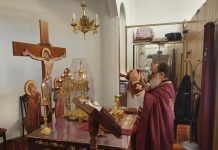 Света Литургија во црквата Света Злата Мегленска во Хоперс Кросинг (3-та Недела по Педесетница)