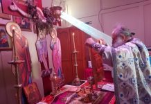 Света Литургија во црквата Успение на Пресвета Богородица во Бризбен (Втора Недела по Педесетница)