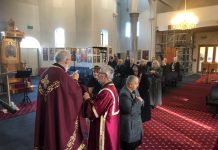 Света Литургија во Соборната црква во Сиденхам (5-та Недела по Педесетница)