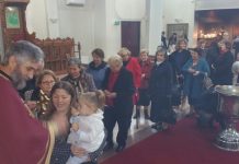 Света Литургија во Црквата Свети Никола во Престон (3-та Недела по Педесетница)