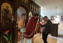 Света Литургија во манастирот Свети Прохор Пчински во Донибрук (6-та Недела по Педестница)