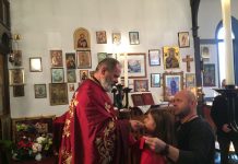 Света Литургија во црквата Свети Никола во Перт (Втора Недела по Педесетница)