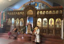 Света Литургија во црквата Свети Пророк Илија во Футскреј (5-та Недела по Педесетница)