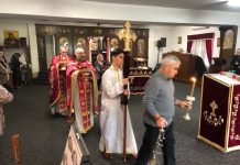 Спомен на Свети Наум Охридски во црквата Света Богородица – Пречиста во Ливерпул