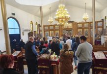 Празникот Успение на Пресвета Богородица во црквата Света Злата Мегленска во Хоперс Кросинг