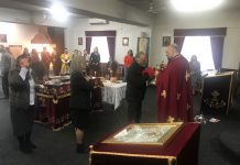 Света Литургија во црквата Света Богородица – Пречиста во Ливерпул