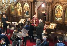 Света Литургија во црквата Светa Петка во Мил Парк (9-та Недела по Педесетница)