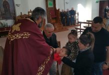 Света Литургија во црквата Свети Никола во Престон (10-та Недела по Педесетница)