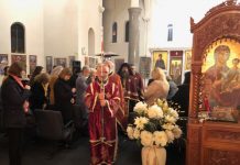 Празникот Успение на Пресвета Богородица во Соборната црква во Сиденхам