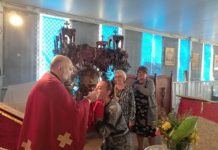 Празникот Преображение во црквата Успение на Пресвета Богородица во Бризбен