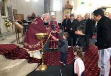 Света Литургија во Соборната црква во Сиденхам (10-та Недела по Педесетница)