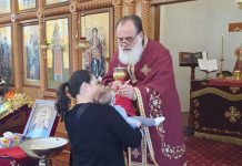 Света Литургија во црквата Света Злата Мегленска во Хоперс Кросинг (14-та Недела по Педесетница)