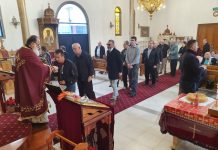 Празникот Крстовден во црквата Света Злата Мегленска во Хоперс Кросинг