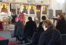 Света Литургија во Соборната црква во Сиденхам (11-та Недела по Педесетница)