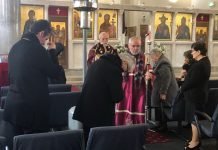 Света Литургија во Соборната црква во Сиденхам (12-та Недела по Педесетница)