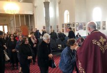 Света Литургија во Соборната црква во Сиденхам (13-та Недела по Педесетница)