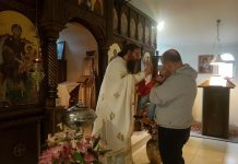 Света Литургија во манастирот Свети Прохор Пчински во Донибрук (13-та Недела по Педесетница)