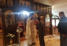 Света Литургија во манастирот Свети Прохор Пчински во Донибрук (15-та Недела по Педесетница)