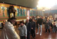 Света Литургија во црквата Свети Пророк Илија во Футскреј (11-та Недела по Педесетница)