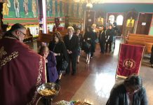 Света Литургија во црквата Свети Пророк Илија во Футскреј (14-та Недела по Педесетница)