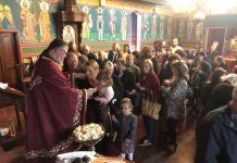 Празникот Крстовден во црквата Свети Пророк Илија во Футскреј