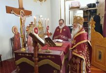Архиерејска литургија во црквата Света Злата Мегленска