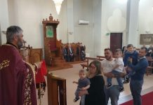 Света Литургија во црквата Свети Никола во Престон (17-та Недела по Педесетница)