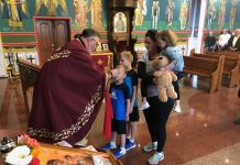 Света Литургија во црквата Свети Пророк Илија во Футскреј (17-та Недела по Педесетница)