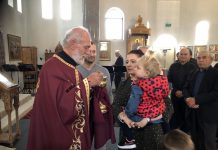 Света Литургија во Соборната црква Раѓање на Пресвета Богородица во Сиденхам (20-та Недела по Педесетница)