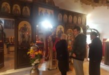 Света Литургија во манастирот Свети Прохор Пчински во Донибрук