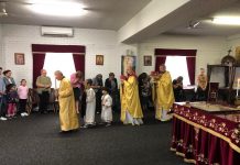 Света Литургија во црквата Света Богородица – Пречиста во Ливерпул (20-та Недела по Педесетница)