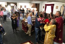 Света Литургија во црквата Света Богородица – Пречиста во Ливерпул (22 Недела по Педесетница)