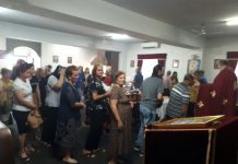 Света Литургија во црквата Света Богородица – Пречиста во Ливерпул (Собор на Свети Архангел Михаил)